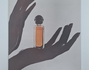 1974 Perfumy Rochas - Audace de Rochas - Vintage Magazine Reklama