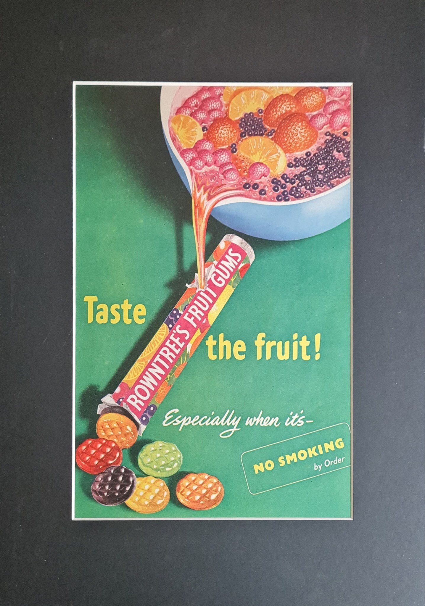 1953 Rowntree's Fruit Gums Original Full Page Vintage Etsy