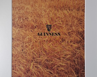 Originele Guinness-advertentie uit 1975: paginagrote vintage tijdschriftadvertentie