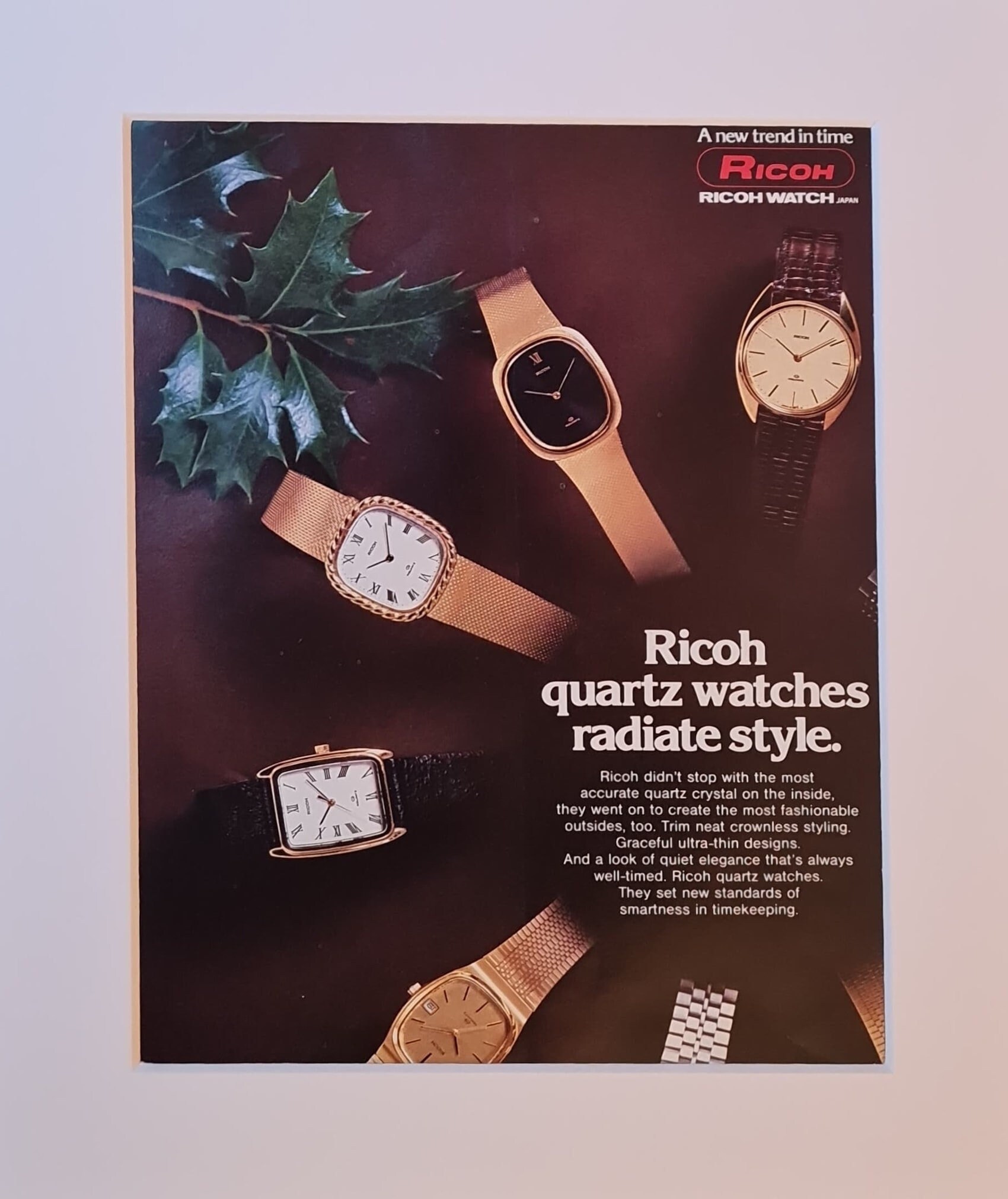 Ricoh quartz hotsell ladies watches