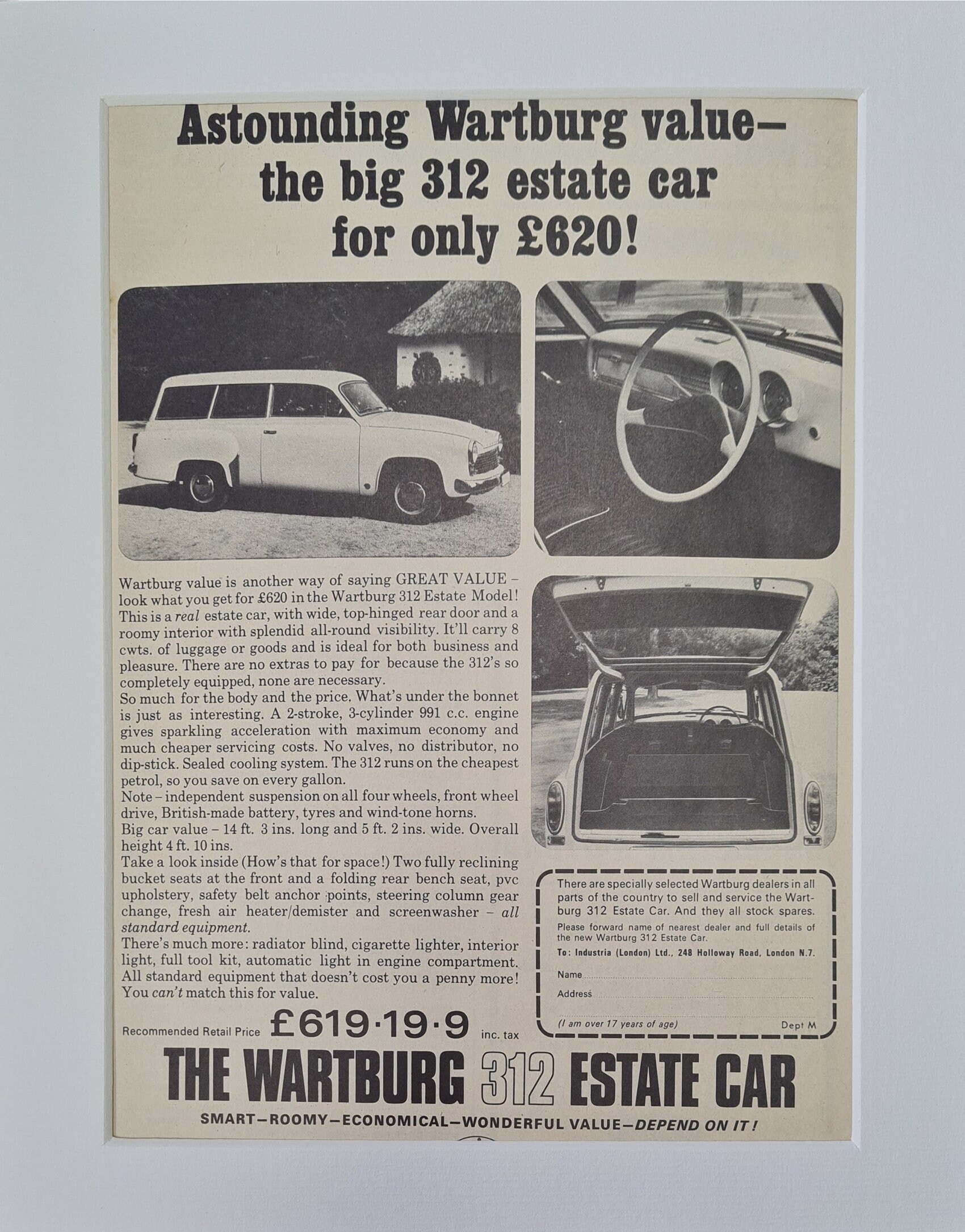 1971 Wartburg 312 Estate Car Originele Full Page Vintage Magazine Advertentie Etsy Belgie