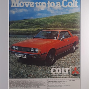 1979年三菱コルト札幌車オリジナルヴィンテージフルページ雑誌広告