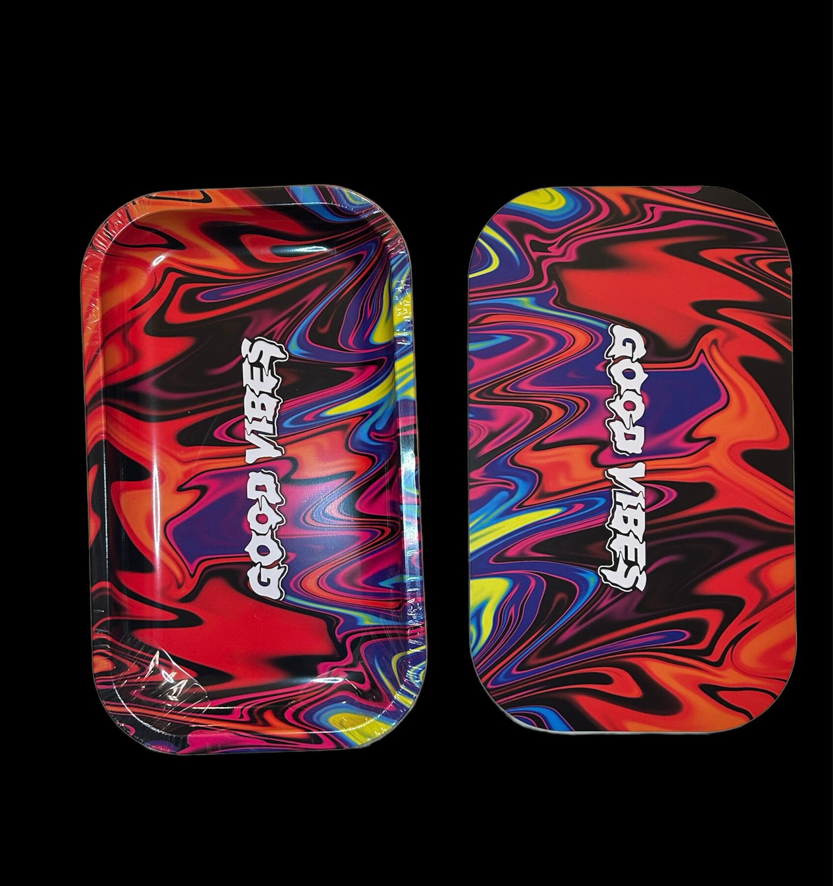 Good Vibes Rolling Tray Set Rolling Tray Kit Rolling Tray With