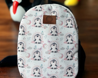 Penguin Dream Middle Size Backpack, Toddlers Preschool Backpack, Top Handle Zippy BackPack, Kindergarten Children Gift Cuddly World