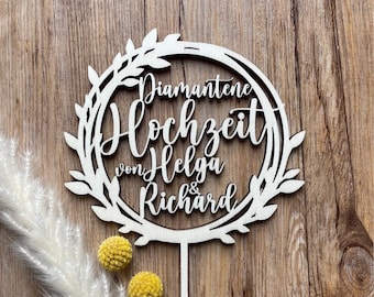 Cake Topper Diamond Wedding personalized cake decoration cake topper cake plug, cake topper cake plug cake figure topper
