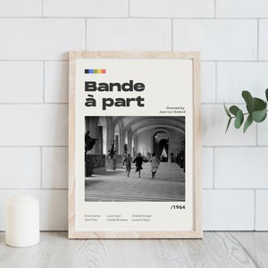 Bande Á Part - Poster Digital Download / Vintage Movie Poster / Wall Art Print / Printable Wall Art Print / Film Frame Print
