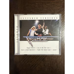 Triumph, Extended Versions by Triumph (CD, 2006) Sony Heavy Rock Canadian image 1