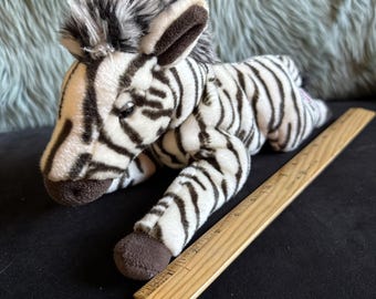 Ganz Plush Webkinz Endangered Species Cape Mountain Zebra No Code Lying 14"