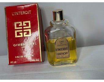 Givenchy L'Interdit Perfume 2 fl. oz. Original 1957 Vintage