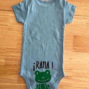 Sana Sana Colita De Rana Baby Bodysuit, Sapito, Baby Shower Gift, Pregnancy Reveal, Cosas Que Dicen Los Mexicanos, Orgullo Mexicano, Latinx image 5
