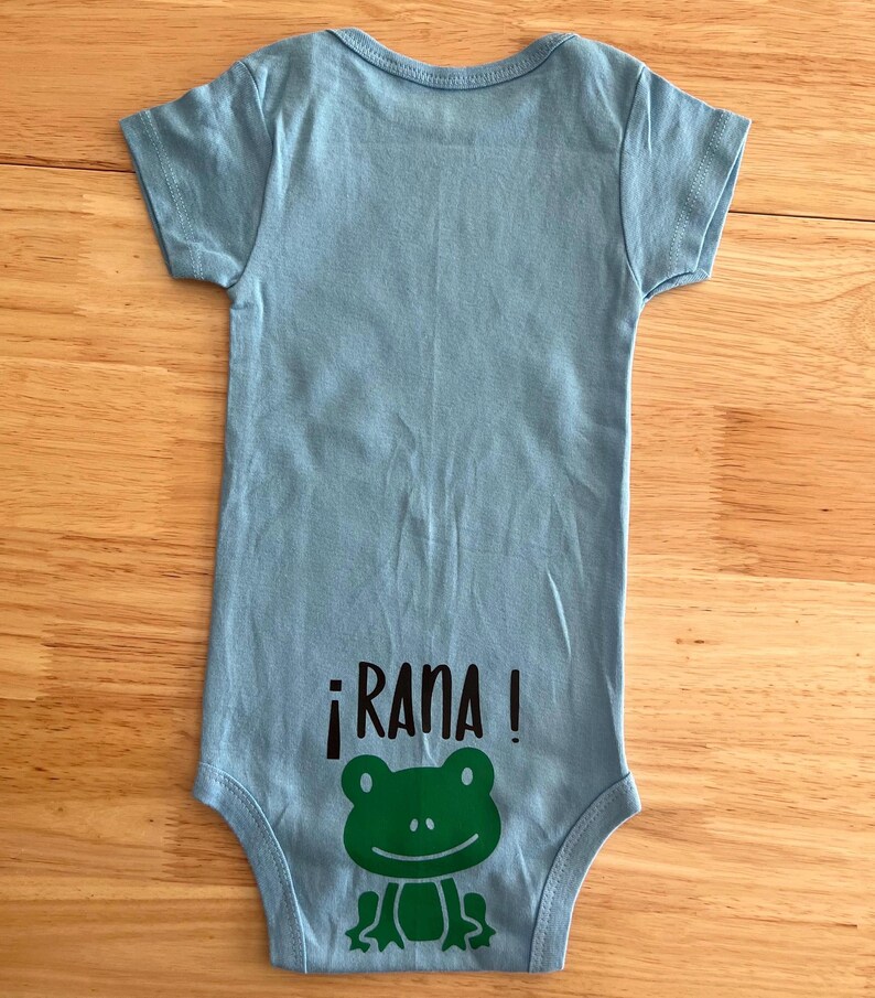Sana Sana Colita De Rana Baby Bodysuit, Sapito, Baby Shower Gift, Pregnancy Reveal, Cosas Que Dicen Los Mexicanos, Orgullo Mexicano, Latinx image 5