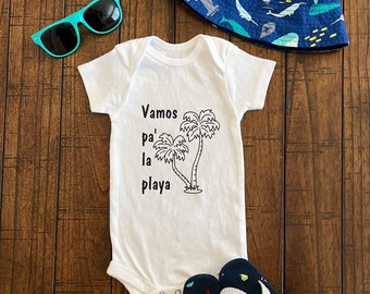 Vamos Pa’ La Playa, Let’s Go To The Beach, Vamos De Vacaciones, Espanol, Bebe Bilingue, Spanish, For the Bilingual Babies, Orgullo Mexicano