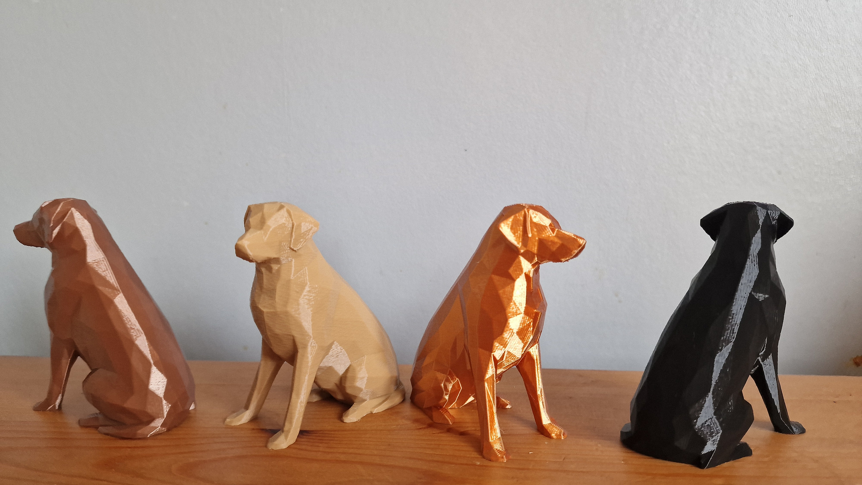 Prato Finto Labrador Retriever Cucciolo In Poliresina Statua Da Prato