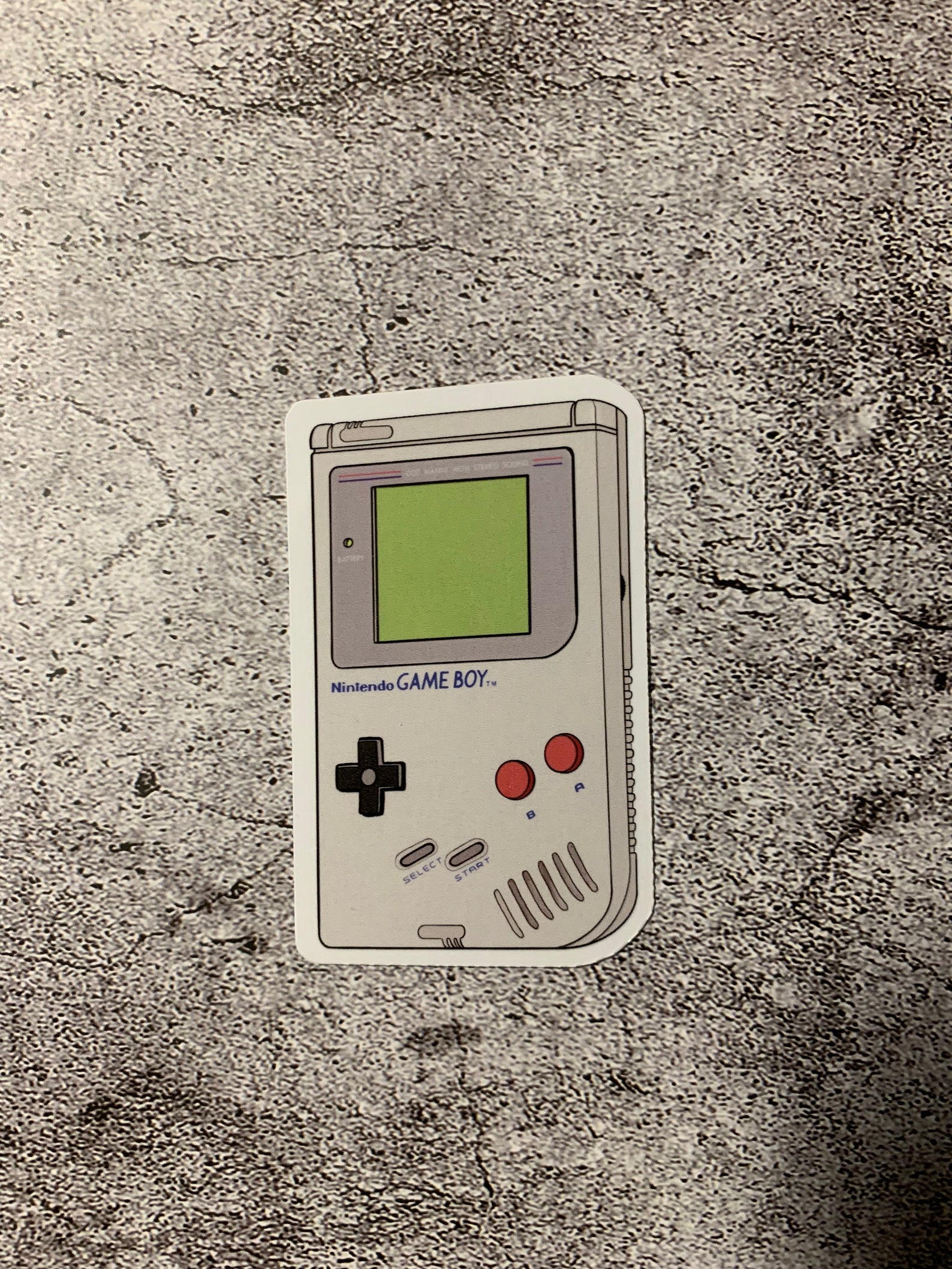 Retro Gameboy Sticker Etsy