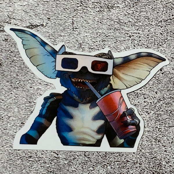 Movie theatre Gremlin sticker