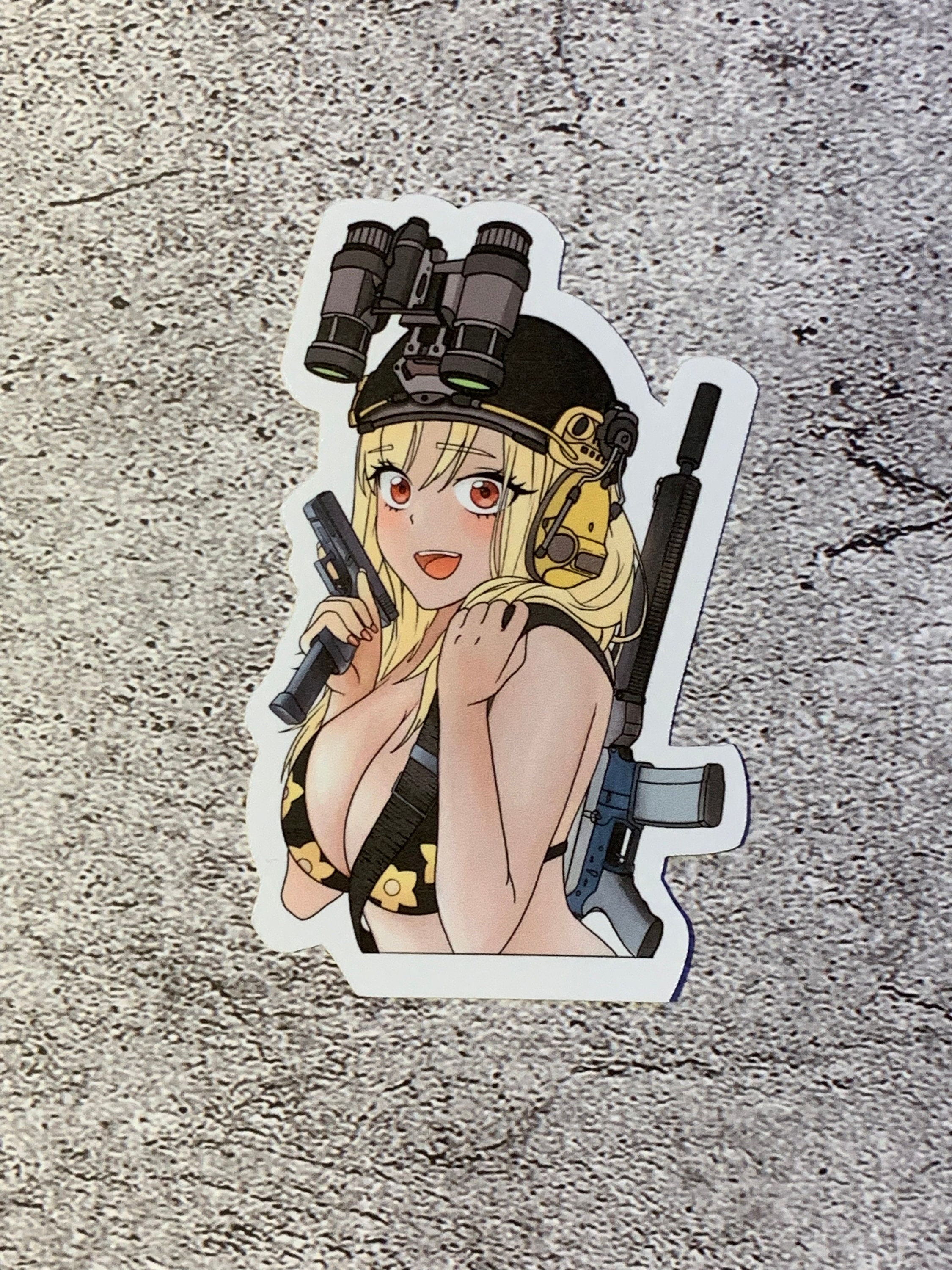 Ahegao Face Meme Anime Sexy O Face 2x3 Removable Morale Patch With