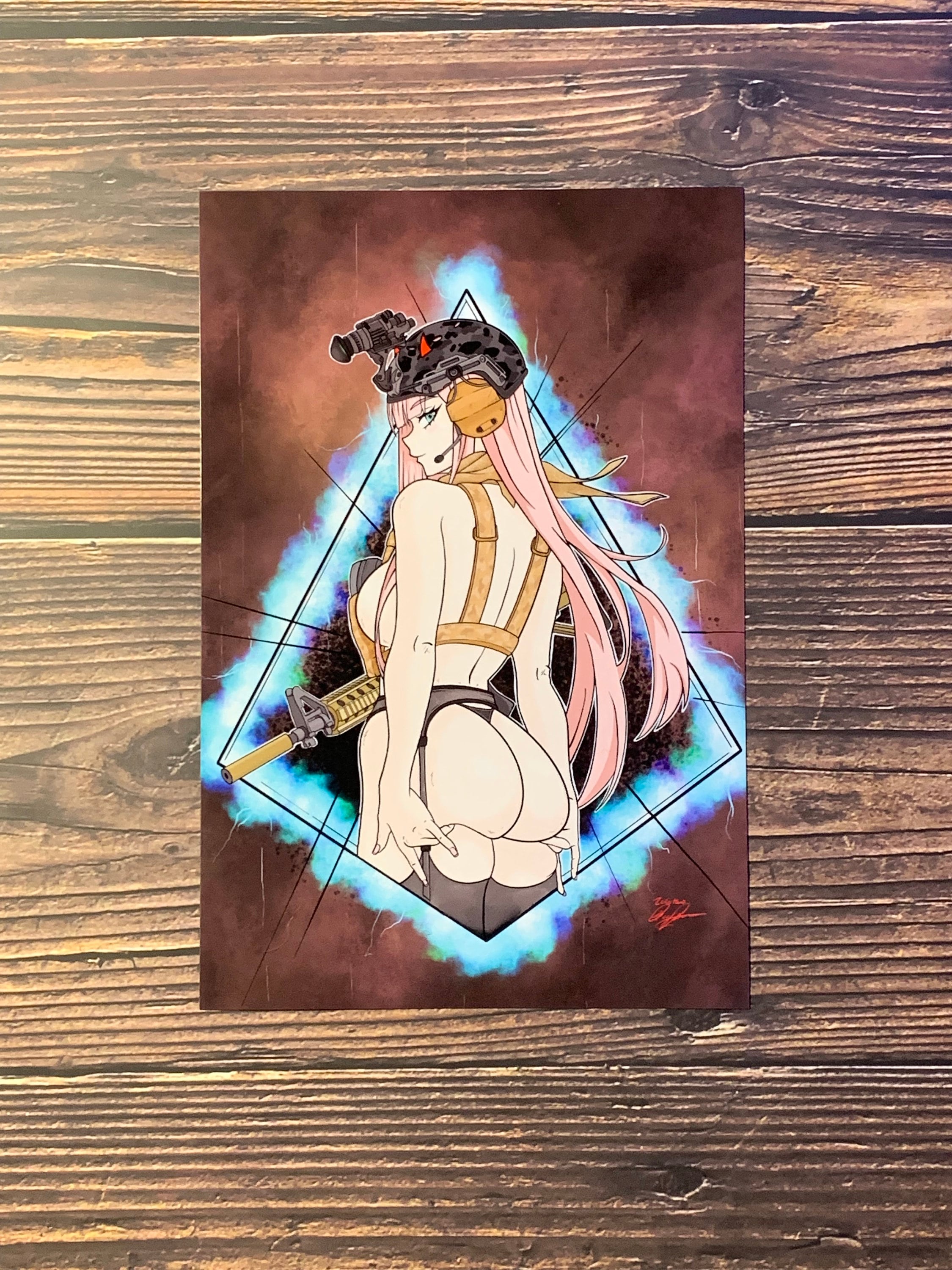 Tactical Zerotwo Lewd Print - Etsy