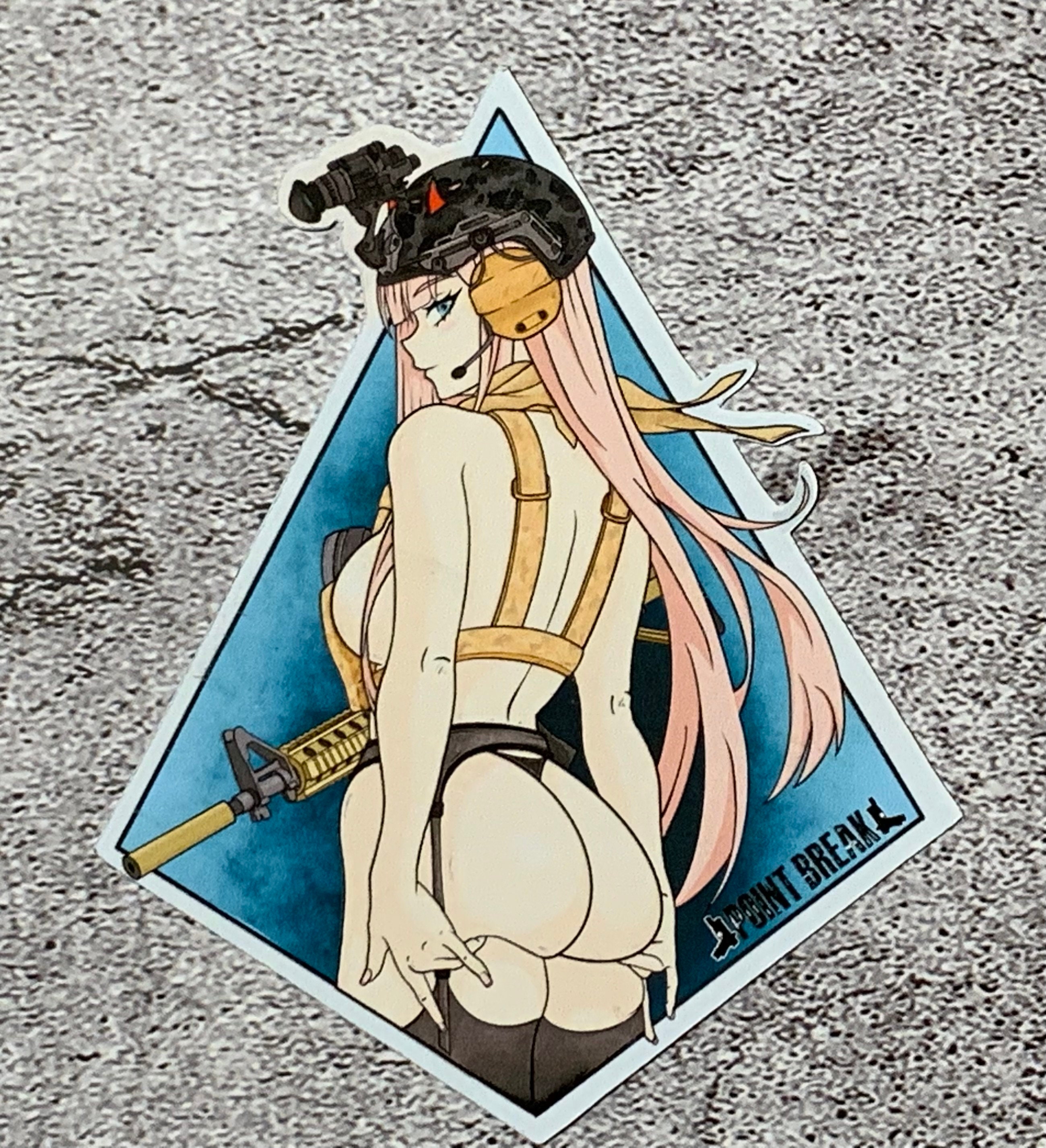 Tactical Zerotwo Lewd Sticker - Etsy