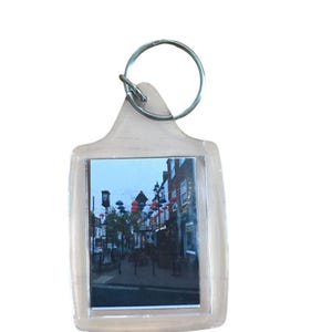 Keyring of the Jubilee Umbrellas in Driffield East Yorkshire