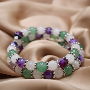 Genderqueer Pride / LGBTQ Beaded Bracelet / Coming Out Gift