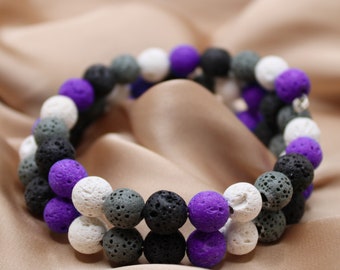 LGBTQ / ACE / Pulsera de orgullo asexual / Regalo de salida