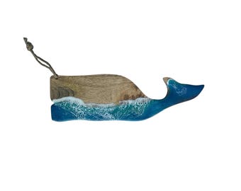 Whale Charcuterie Board: Ocean Resin Art Serving Tray