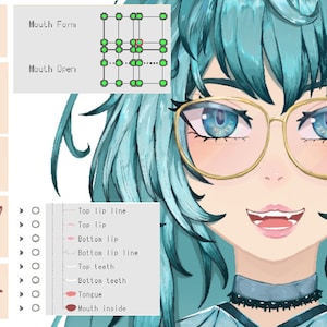 Rigged Fanged Mouth for Live2D Vtube model