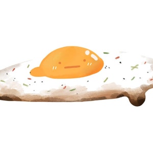 Egg Vtuber: Live2D Vtuber Model Full Yolk, Rigged, and with Expression