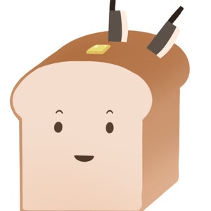 Brot Vtuber: Live2D Vtuber Modell Voll paniert, manipuliert und mit Ausdrücken