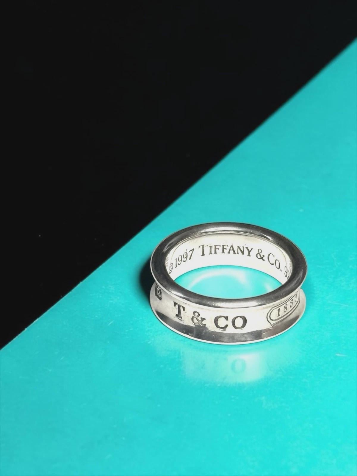Tiffanys and Co Concave Ring - Etsy