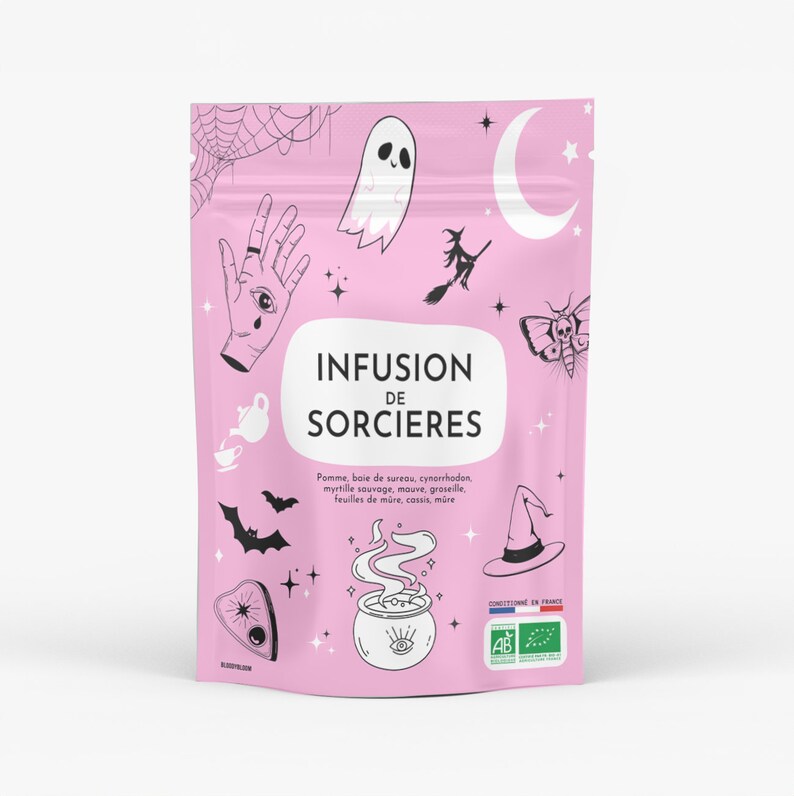 Infusion de sorcières : Tisane artisanale de la forêt enchantée BIO image 8