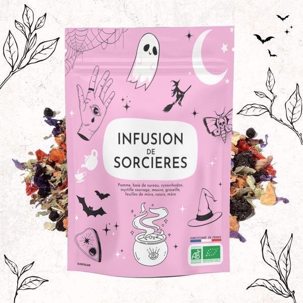 Infusion de sorcières : Tisane artisanale de la forêt enchantée BIO