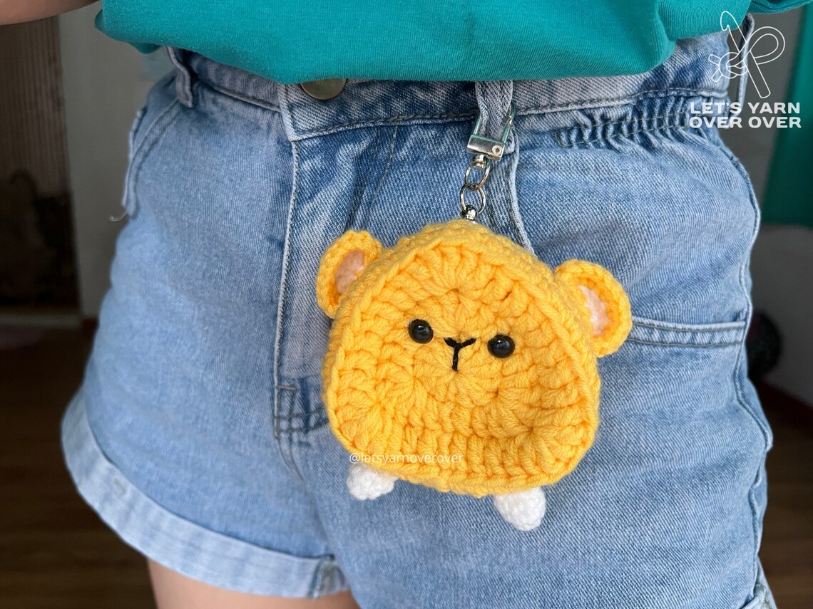 Mouse Wallet Pattern Digital Pattern | Crochet Cheesy Mouse Bag Pattern | Cross-body ...