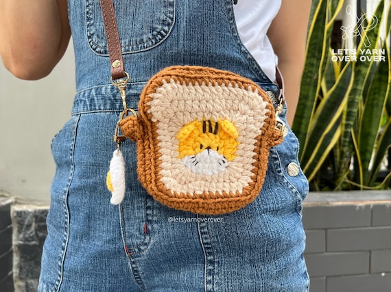 デジタルパターン | かぎ針編みのトーストバッグ | クリスマスや誕生日