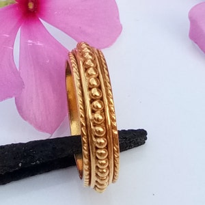 Designer Spinner Ring, Vergoldeter Ring, Handgemachter Spinner Ring,925 Sterling Silber, Meditation Ring, Sorgen Ring, Freundschaft Ring, Geschenk