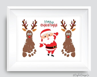 オーダー受付中★クリスマスセット①★サンタ★トナカイ★ダイカット★クラフトパンチ 310クラフトパンチミニケース入りクリスマスサンタトナカイ