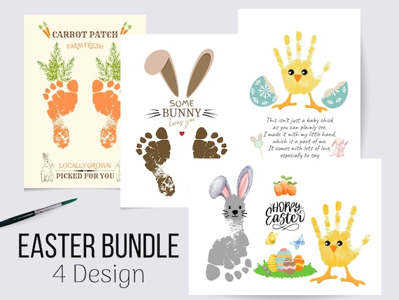 Easter on sale handprint crafts