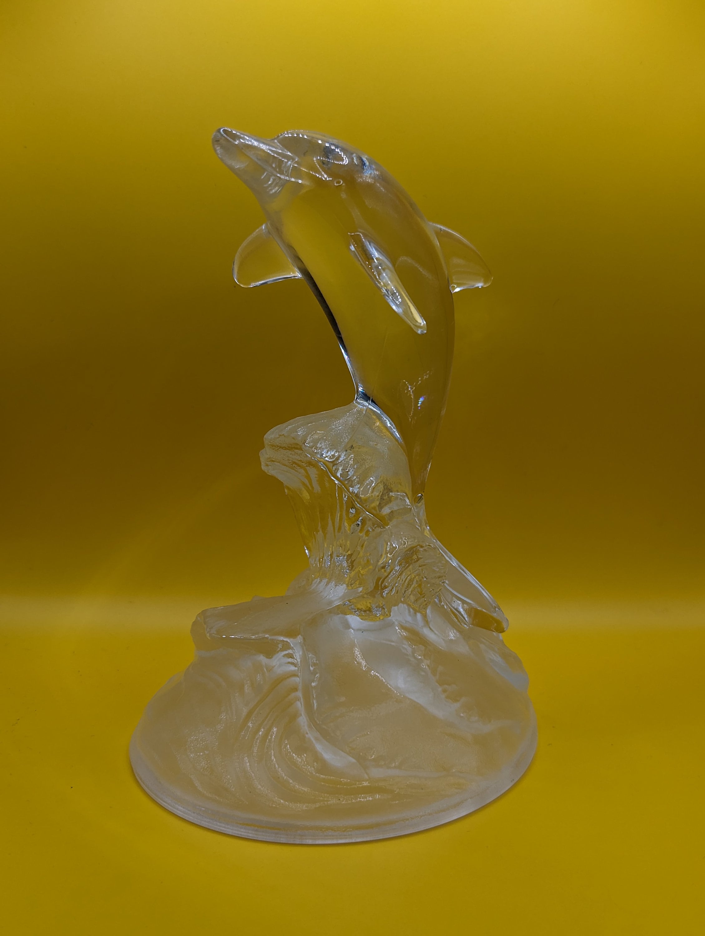 DAUPHIN EN CRISTAL D'arques Dumes 40500 Collection - Antiquité - Art