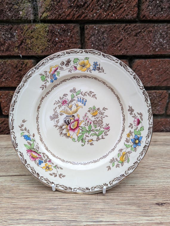 Alfred Meakin JEROME Royal Marigold Floral Dinner Plate