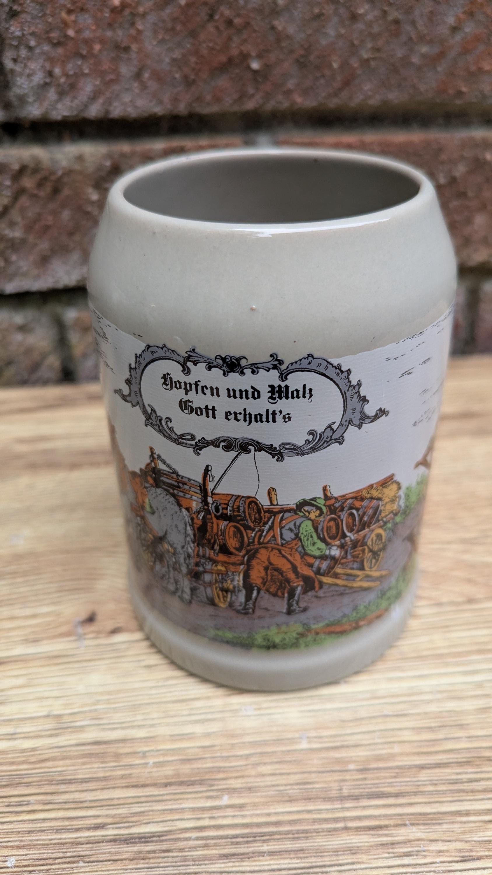 Vintage German Beer Stein – “hopfen Und Malz Gott Erhalt's