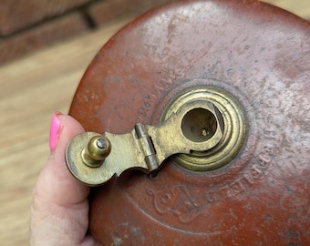 Antique 1900 Chesterman Sheffield Leather-cased Surveyor's