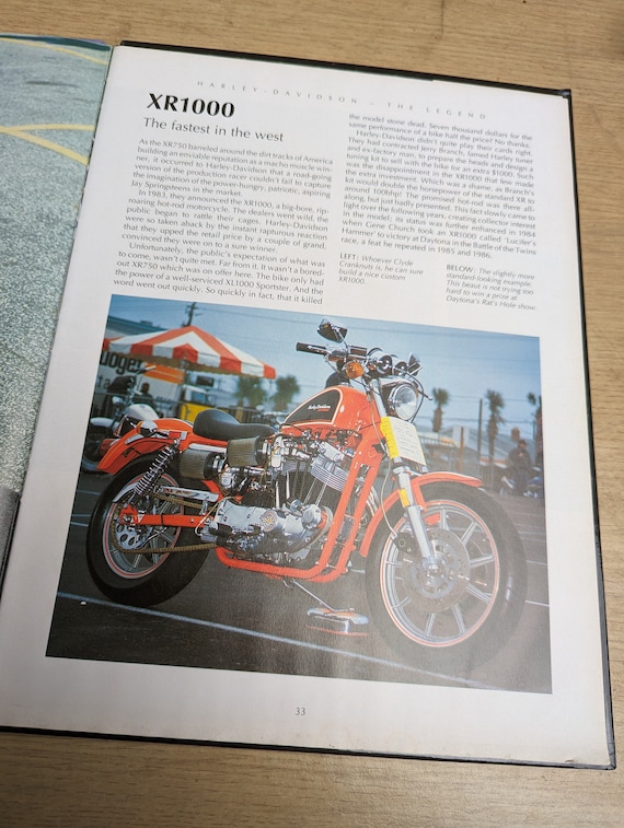 1993 Harley Davidson the Legend Grant Leonard Book, Harley