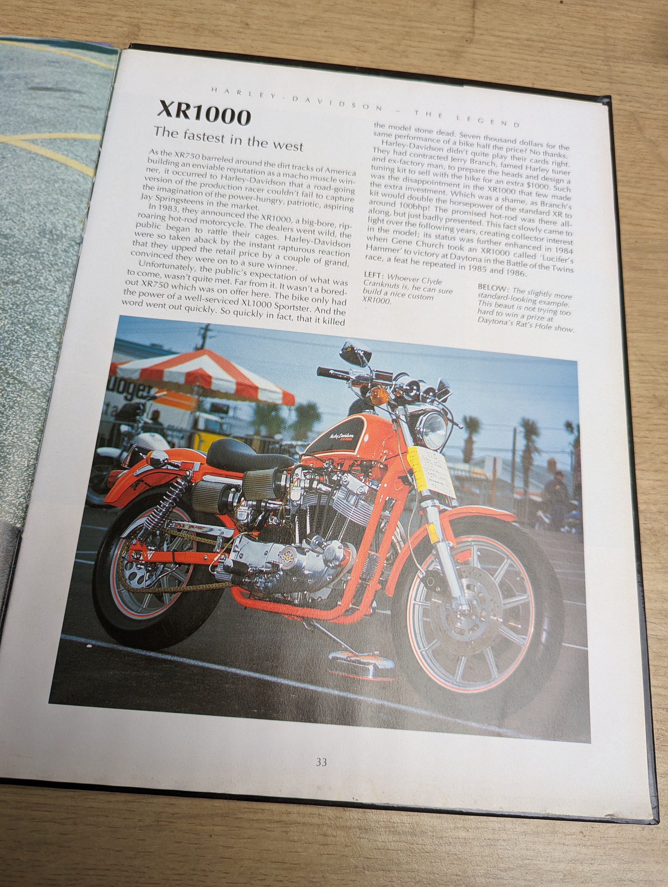 1993 Harley Davidson the Legend Grant Leonard Book, Harley