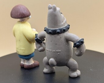 ウォレスとグルミット PVCフィギュア – サイバードッグ・プレストンと