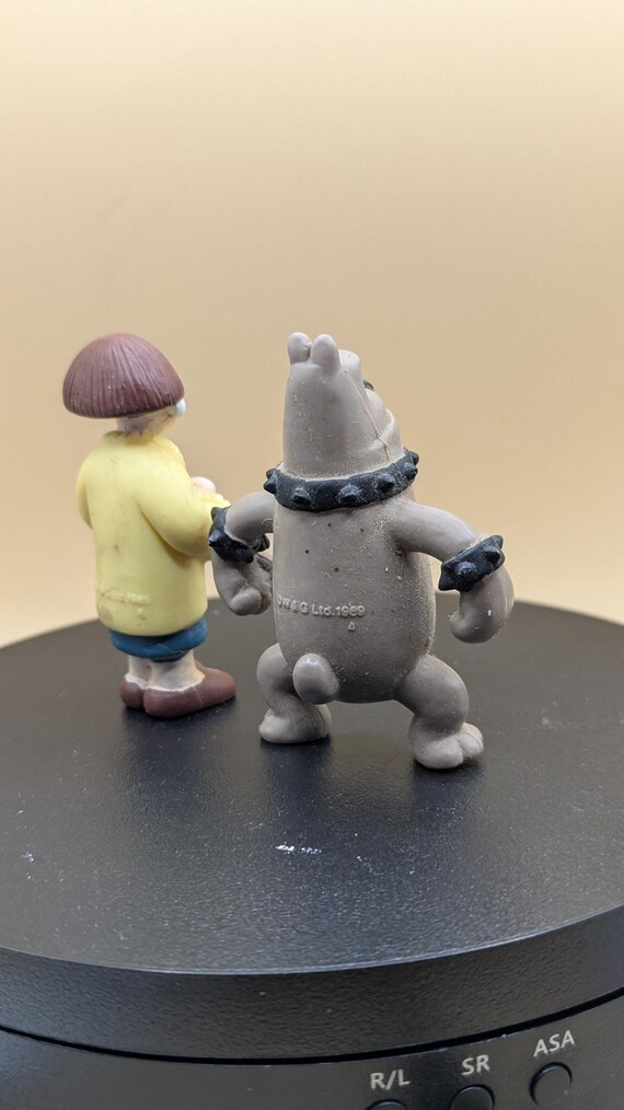 ウォレスとグルミット PVCフィギュア – サイバードッグ・プレストンと