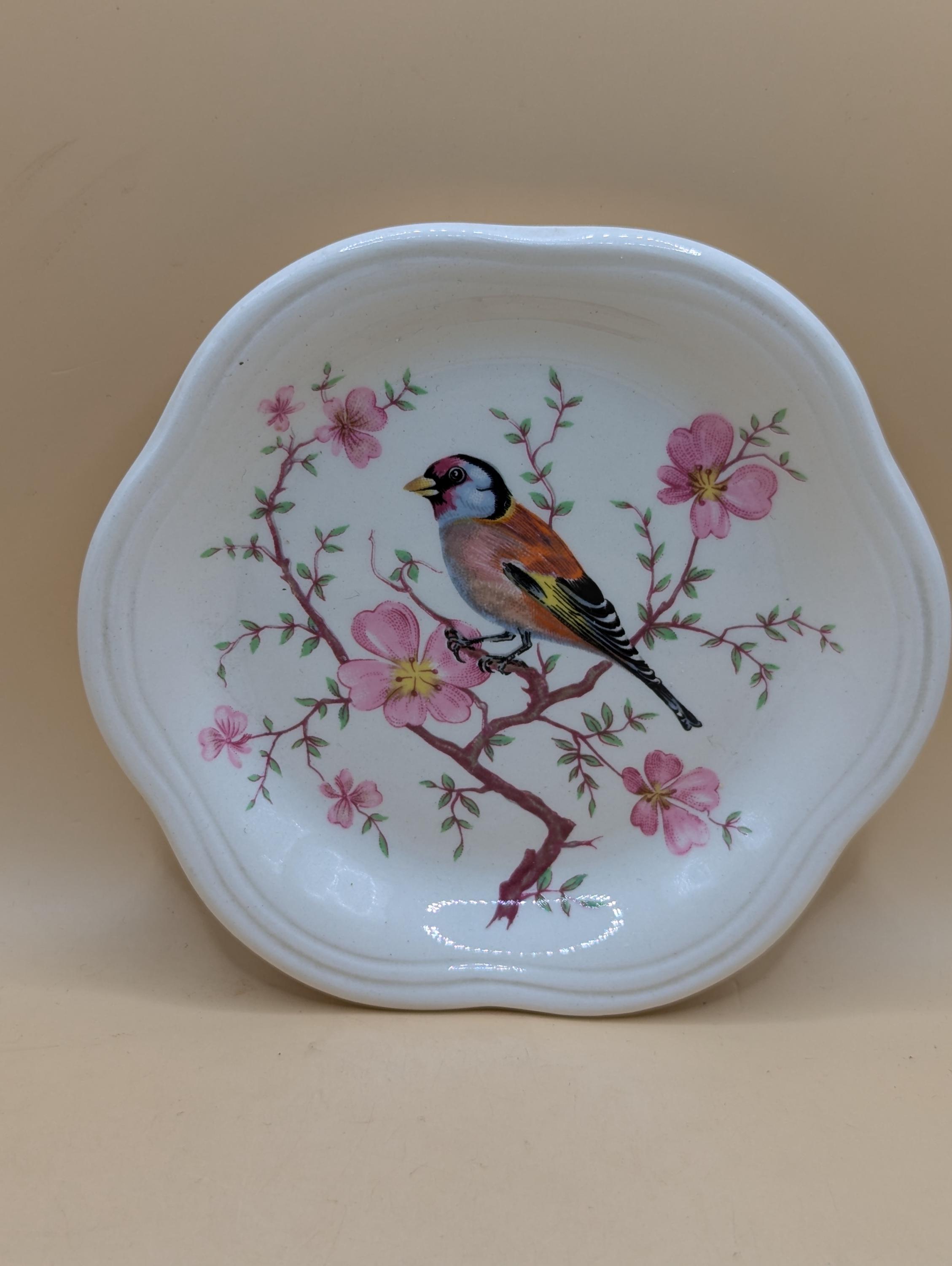Vintage Royal Worcester Palissy Royale Collection Goldfinch Bird