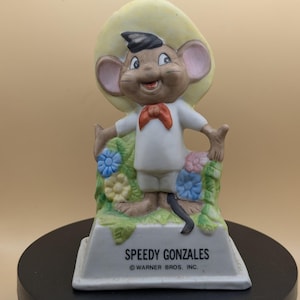 Vintage Warner Bros SPEEDY GONZALES Ceramic LOONEY  Cartoon Figurine Rare