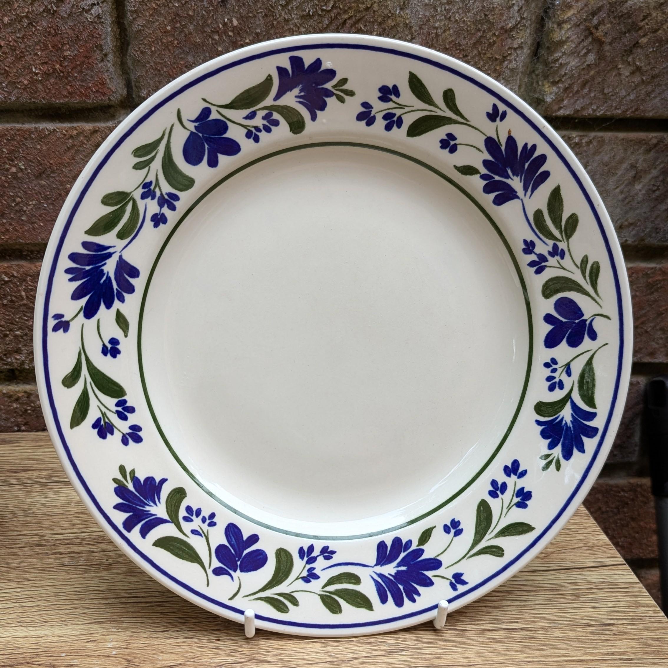 Vintage Churchill Blue Floral Dinner Plate – Staffordshire England