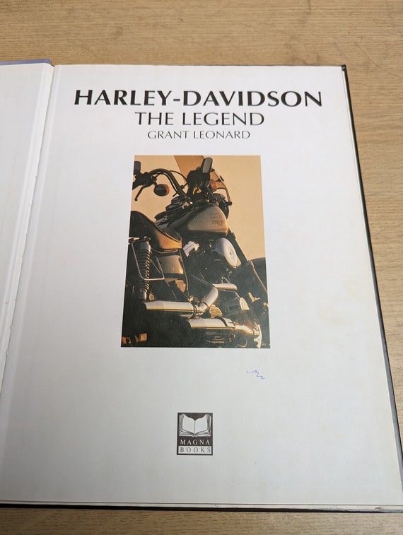 1993 Harley Davidson the Legend Grant Leonard Book, Harley