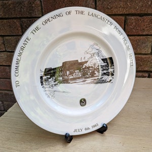WEDGEWOOD Plate to Commerarate The Opening of Trust House Forte Hotel The Lancaster 6th July 1983